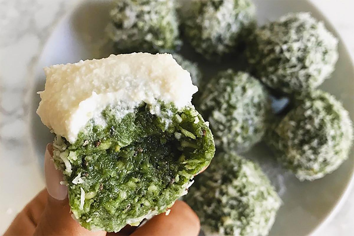 Matcha Coconut Energy Balls
