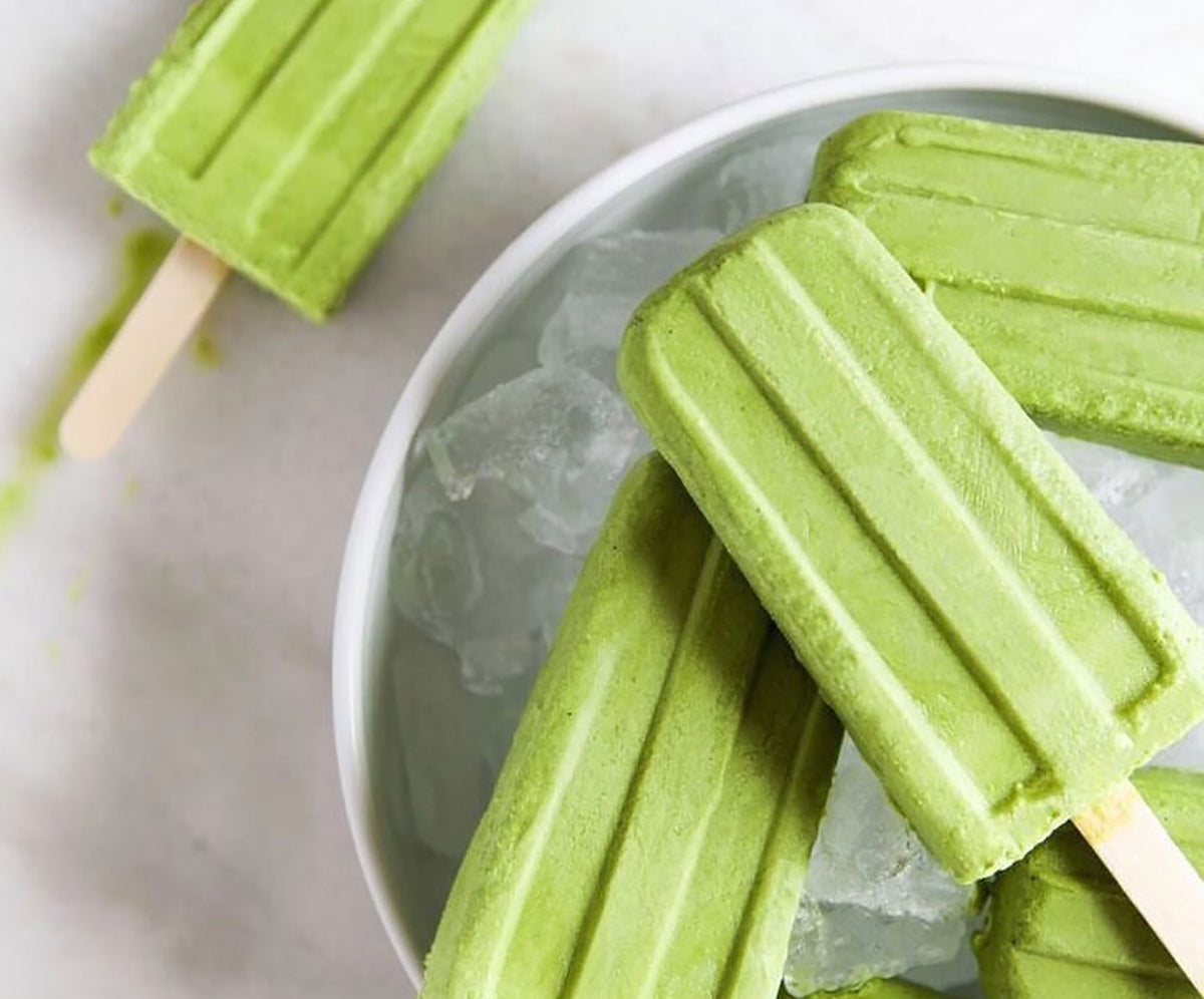 Matcha Dairy Free Popsicles