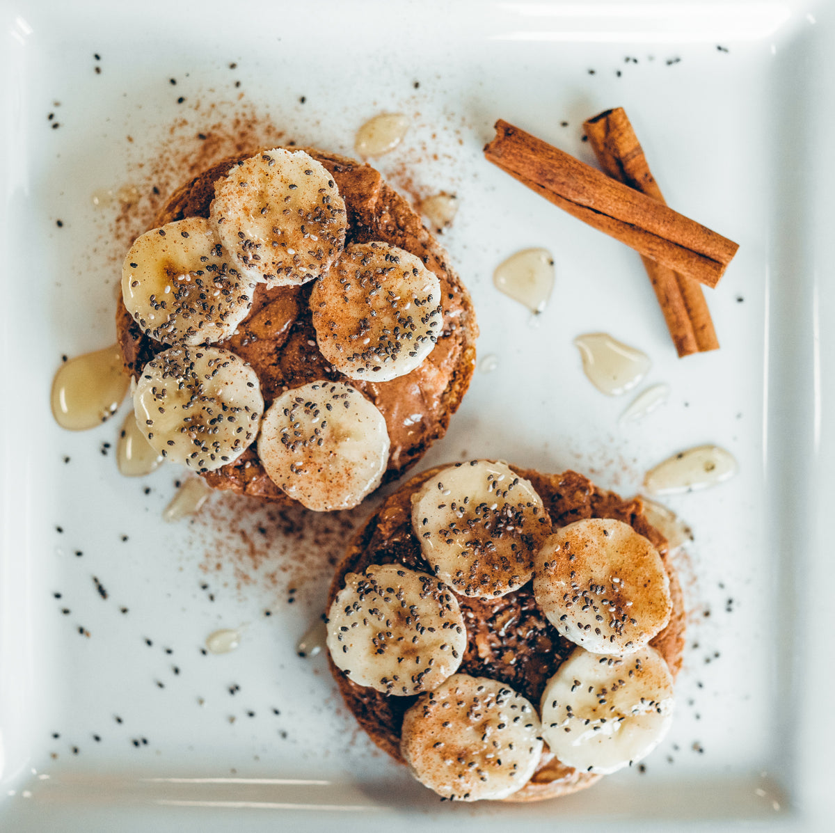 Chai banana almond butter toast
