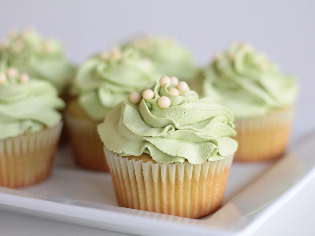 Matcha green tea cupcakes