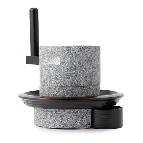 Traditional Japanese Granite Matcha Millstone - Matcha Konomi
