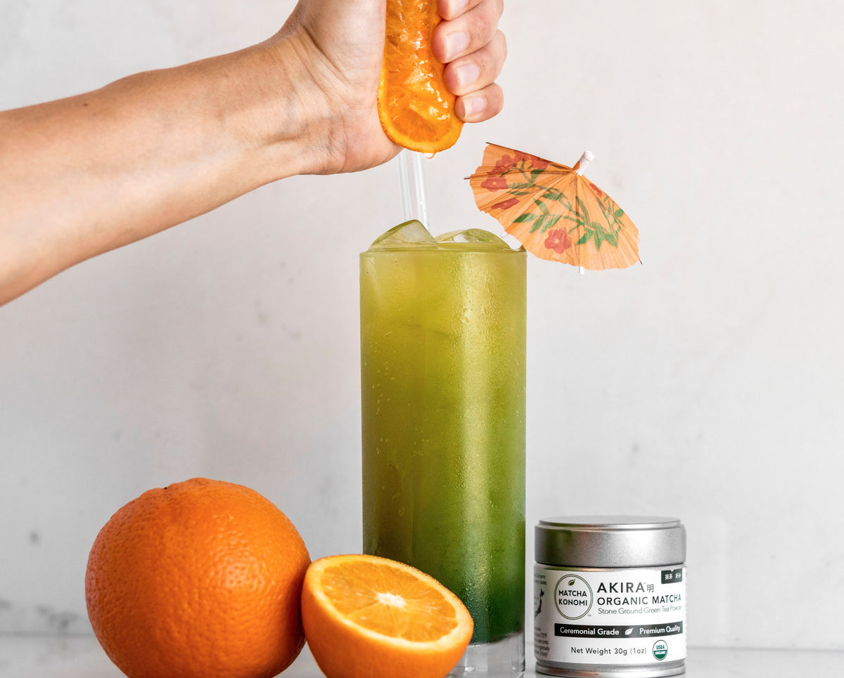 Sparkling Orange Matcha