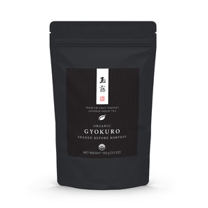 Organic Gyokuro - First Harvest - 100g (3.5oz) bag - USDA Organic Loose Leaf Tea