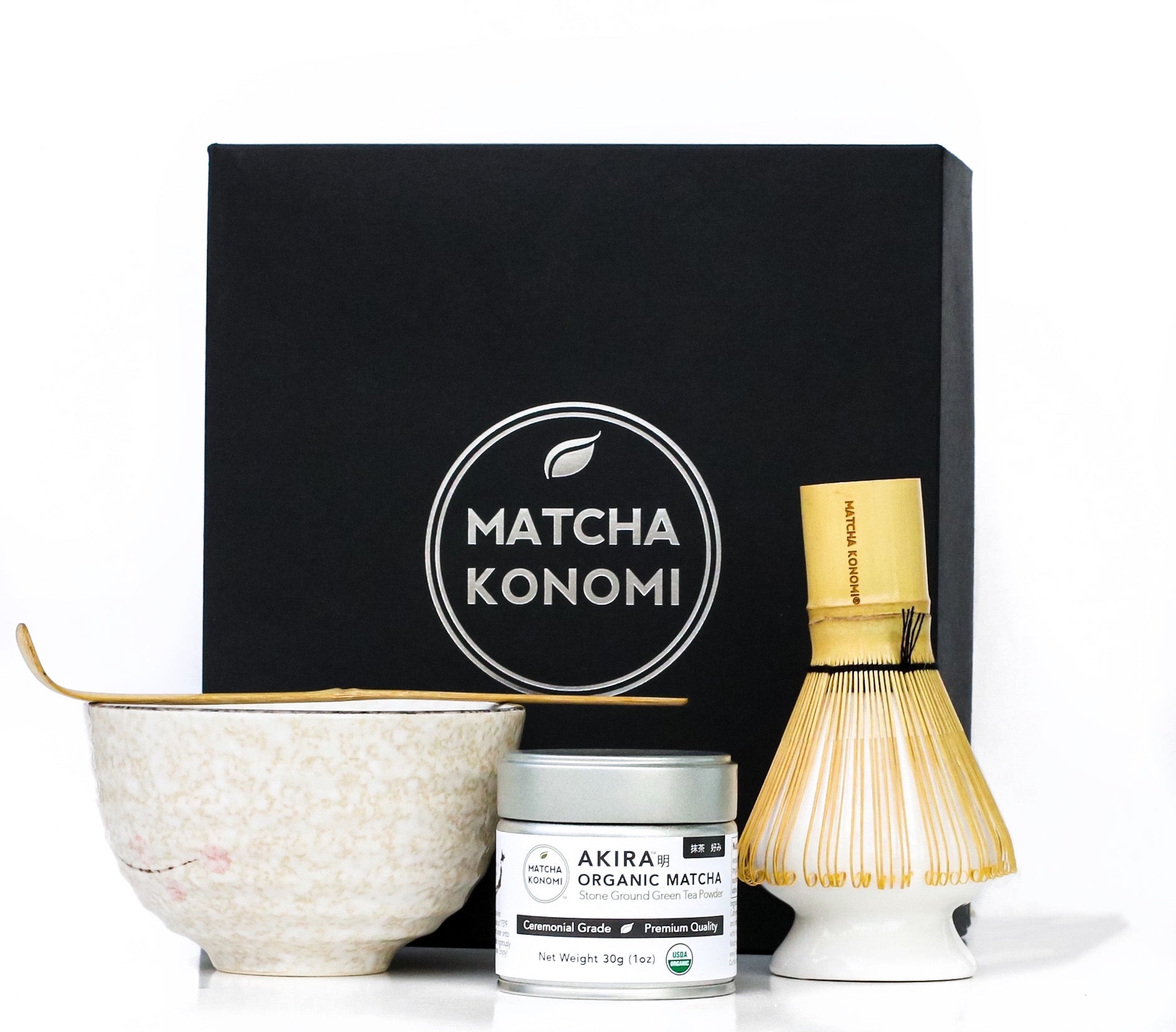 Complete Matcha set-gift box white – Matchaaaaa