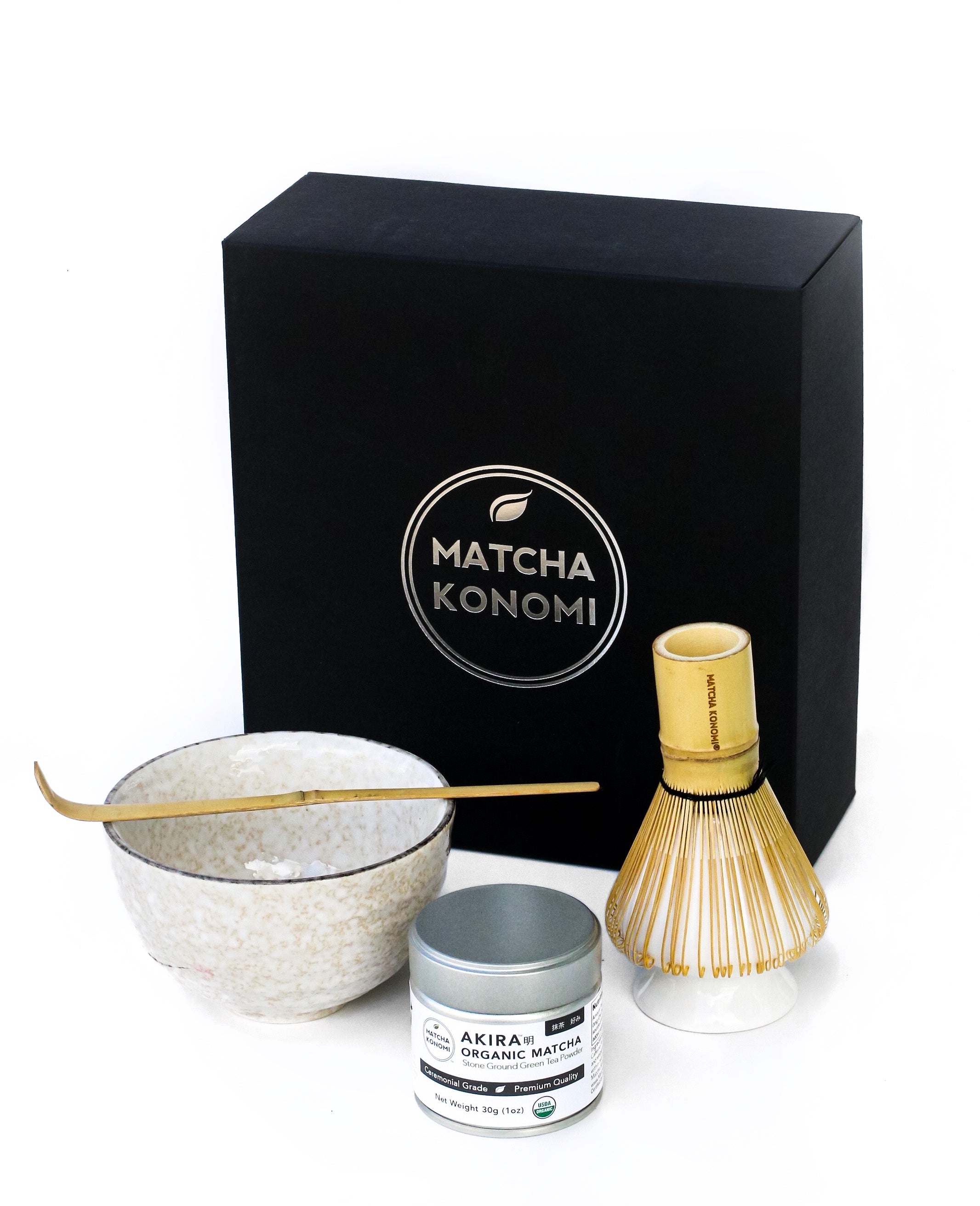 Matcha Gift Set: Organic Matcha, Matcha Bowl & Whisk